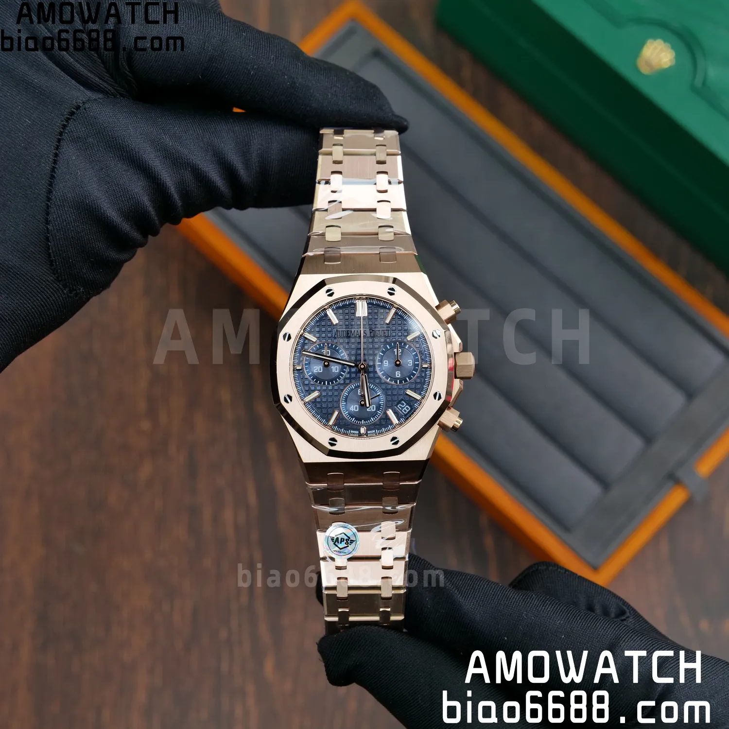 AP Royal Oak Chrono 26240OR RG APS Factory 1:1 Best Edition White Dial SA4401 Super Clone V2 (Free Sprung) 69 989438fca709e98 AMO Watch