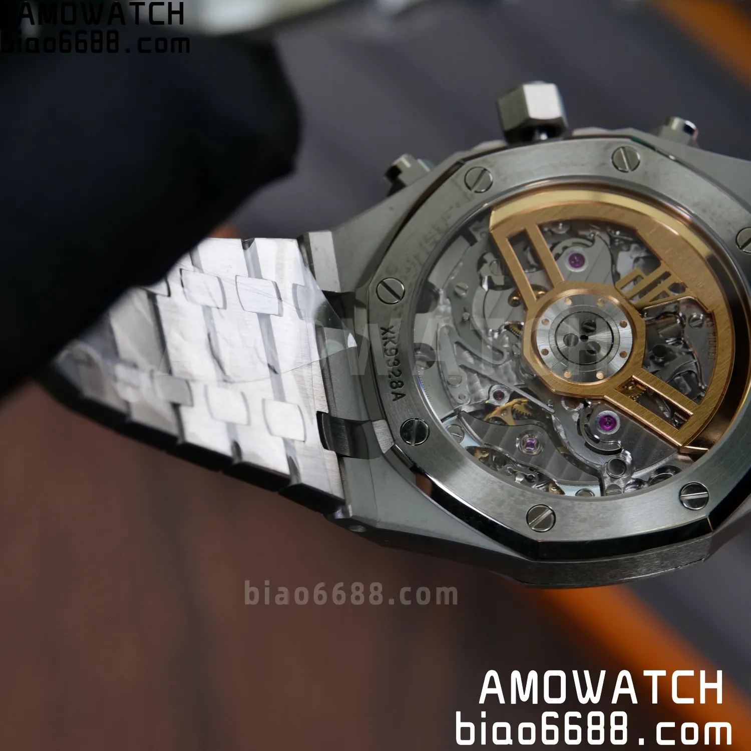 AP Royal Oak Chrono 26240 SS APSF 1:1 Best Edition Black Dial on SS Bracelet SA4401 Super Clone V2 (Free Sprung) 94 9c1a7338d82b719 AMO Watch