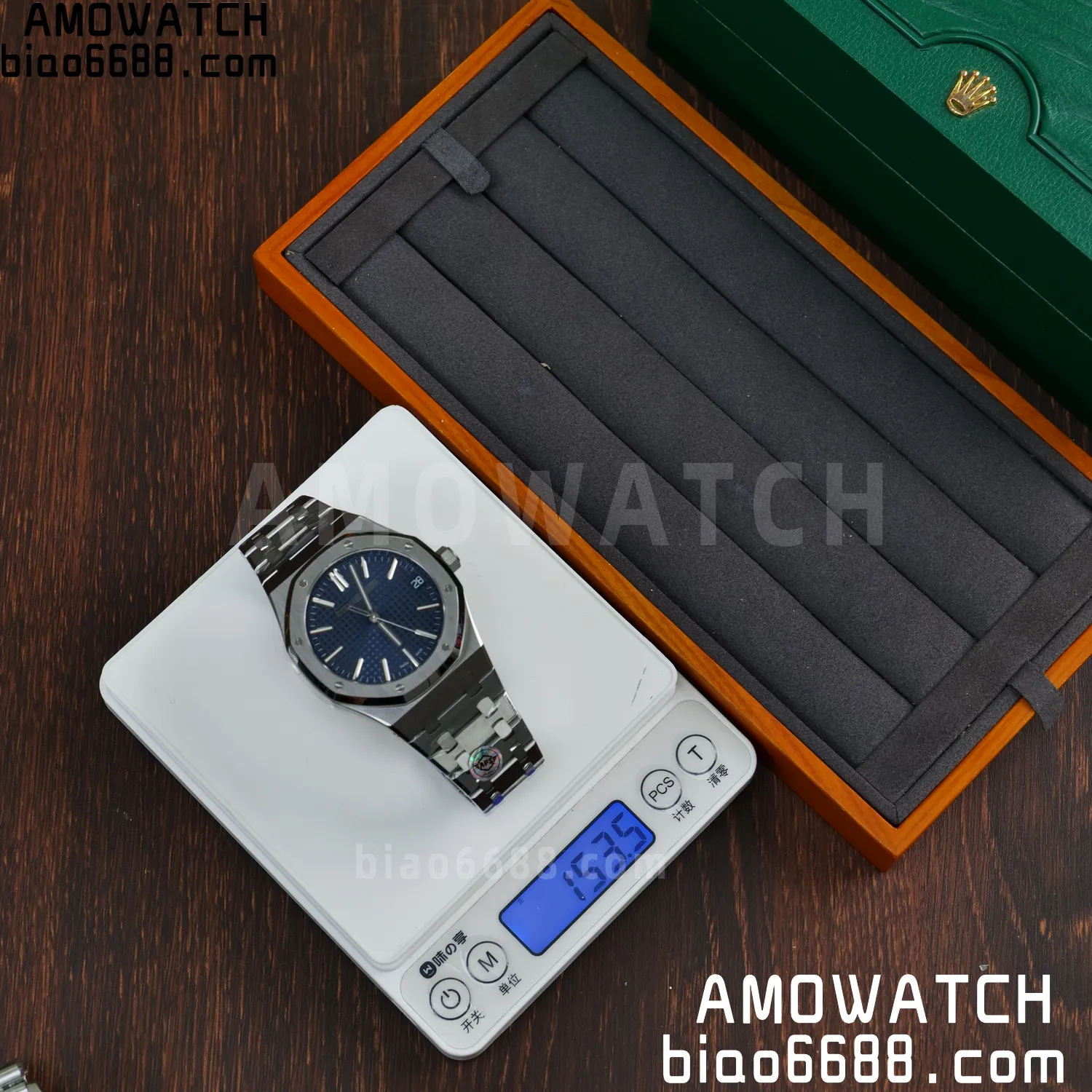 AP Royal Oak 41mm 15510ST SS APS Factory 1:1 Best Edition Blue Dial on SS Bracelet SA4302 Super Clone 65 ae7d5f964cfec84 AMO Watch