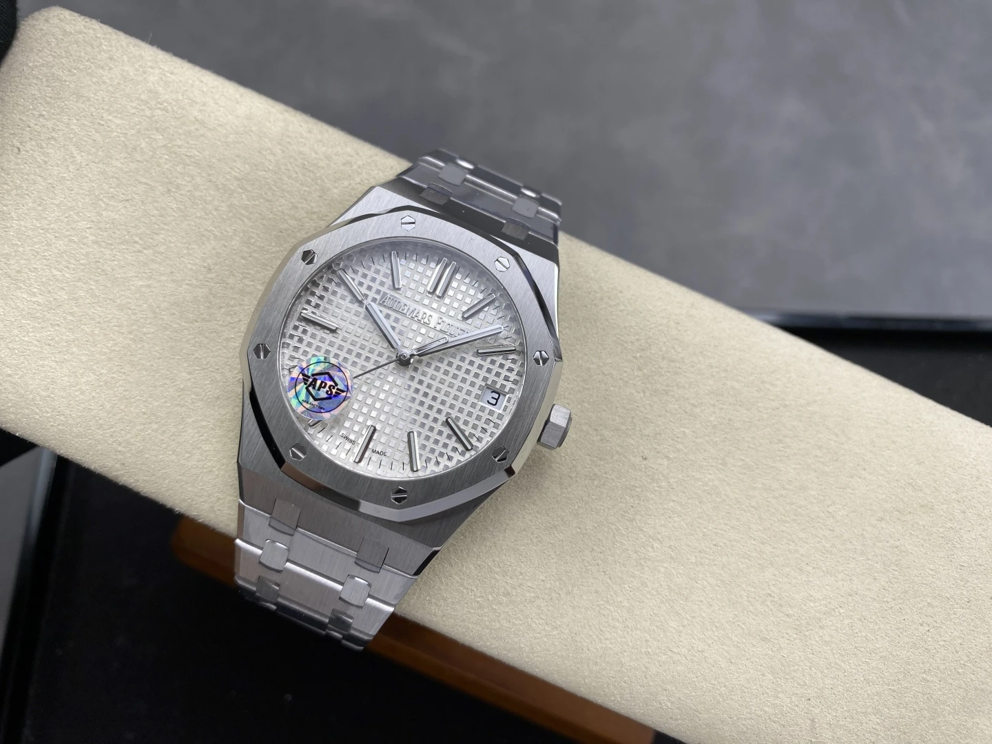 AP Royal Oak 41mm 15510ST SS APS Factory 1:1 Best Edition White Dial on SS Bracelet SA4302 Super Clone 29 c3b32406a1e1a76 AMO Watch