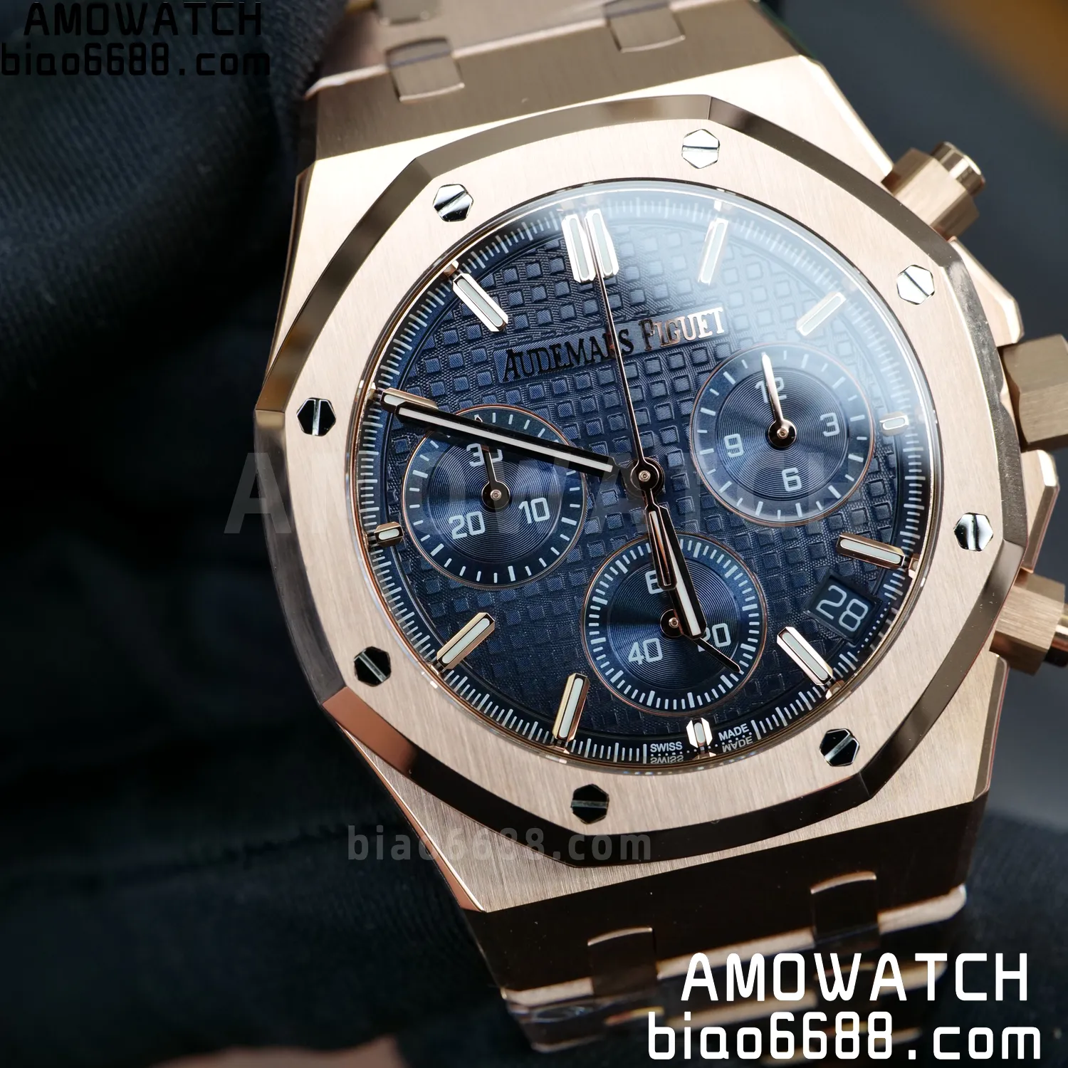 AP Royal Oak Chrono 26240OR RG APS Factory 1:1 Best Edition White Dial SA4401 Super Clone V2 (Free Sprung) 84 c88e9343f66143d AMO Watch