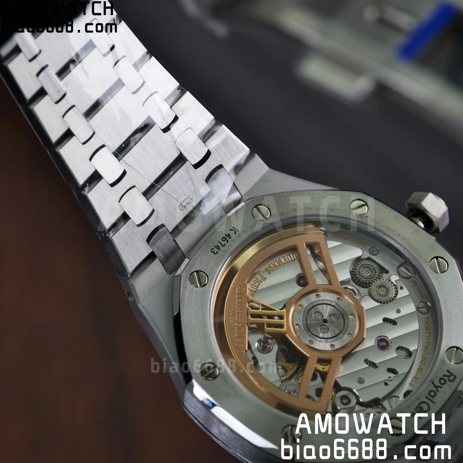 AP Royal Oak 41mm 15510ST SS APS Factory 1:1 Best Edition Blue Dial on SS Bracelet SA4302 Super Clone 88 d513b14de66363b AMO Watch