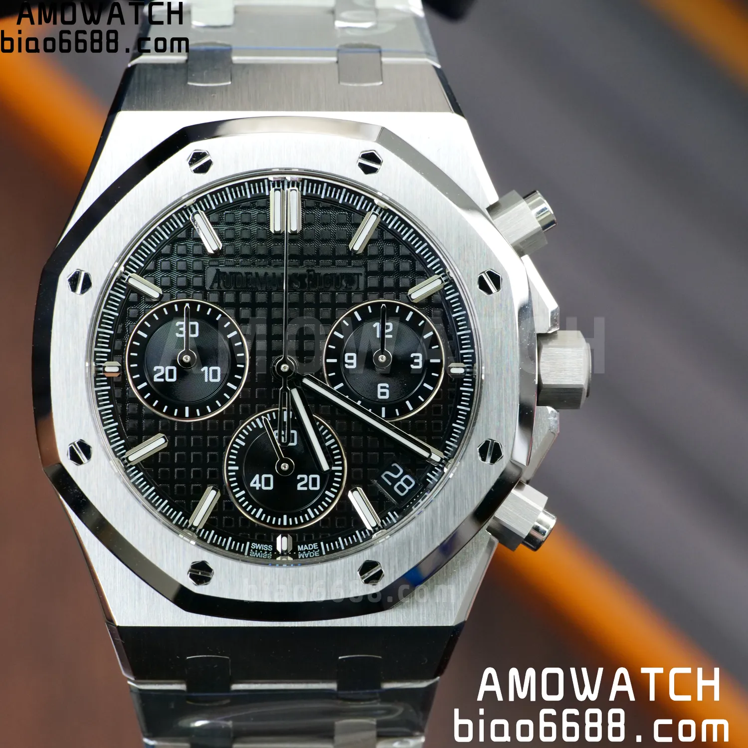 AP Royal Oak Chrono 26240 SS APSF 1:1 Best Edition Black Dial on SS Bracelet SA4401 Super Clone V2 (Free Sprung) 78 d8828e267d53cb1 AMO Watch