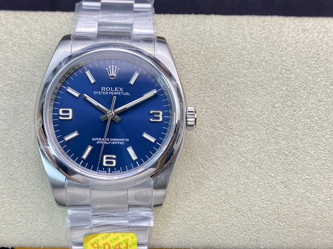 Rolex Oyster Perpetual 116000 36mm KRF 1:1 Best Edition 904L Steel Blue Sunburst Dial SA3130 22 e6a5e24929ec611 AMO Watch