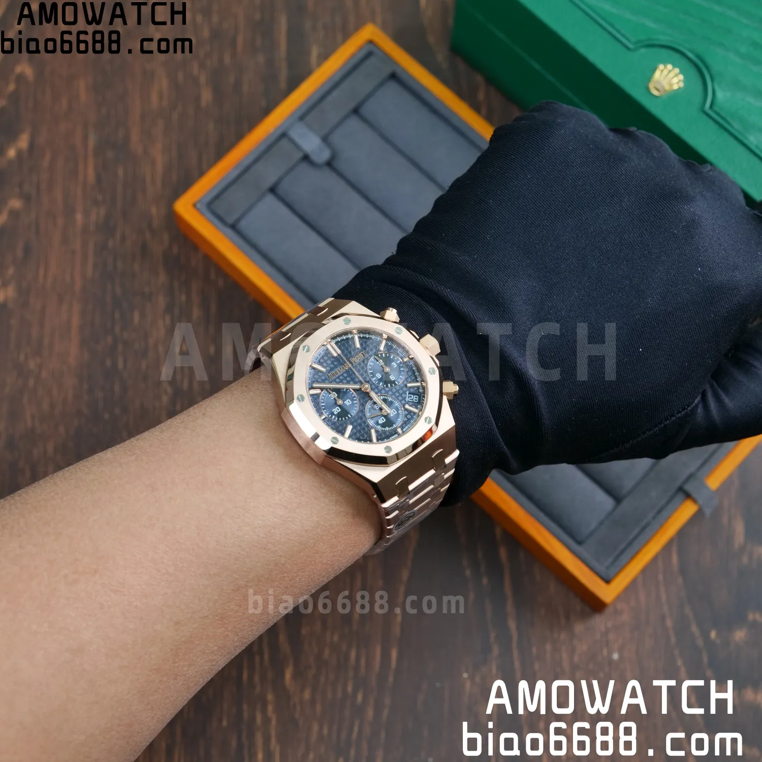 AP Royal Oak Chrono 26240OR RG APS Factory 1:1 Best Edition White Dial SA4401 Super Clone V2 (Free Sprung) 98 f4c4e5d4626bfb4 AMO Watch