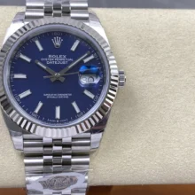 Rolex DateJust 41 126334 WKD 1:1 Best Edition Blue Dial on Jubilee Bracelet JH3235 (Free Sprung)