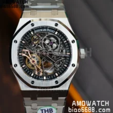 Royal Oak 41mm Openworked 15407 SS THB 1:1 Best Edition on SS Bracelet SA3132 V4 (Free Sprung)
