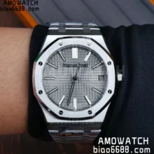 AP Royal Oak 41mm 15510ST SS DDF 1:1 Best Edition Gray Dial on SS Bracelet SA4302 Super Clone