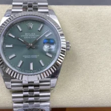 Rolex DateJust 41 126334 WKD 1:1 Best Edition Green  Dial on Jubilee Bracelet JH3235 (Free Sprung)