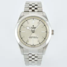Tudor Black Bay One 41 SS HTF 1:1 Best Edition Silver Diamonds Dial on SS Bracelet A26J