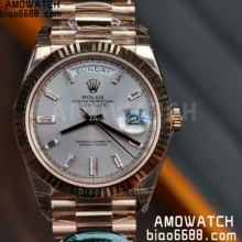Rolex Day Date 40 RG 228236 RCF 1:1 Best Edition RG Dial on President Bracelet VR3255 (211g)