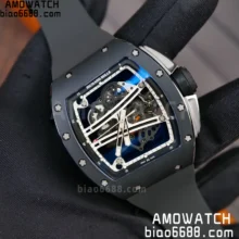RICHARD MILLE RM61-01 RM6101 A9F 1:1 Best Edition Black Bezel Black Strap RMUL3 Free Sprung