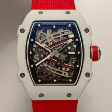 RICHARD MILLE RM67-02 White NTPT RICH Factory 1:1 Leclerc Skeleton Dial CRMA7 Super Clone