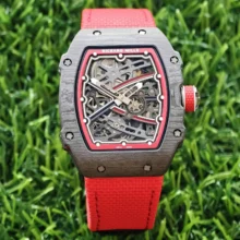 RICHARD MILLE RM67-02 Black/Red NTPT RICH Factory 1:1 Norway Skeleton Dial CRMA7 Super Clone