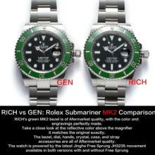 Comparison Evaluation：Submariner 41mm 126610 LV 2025 MK2 Kermit RICH