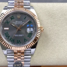 Rolex DateJust 41 126331 RWF 1:1 Best Edition Gray Roman Dial on Jubilee Bracelet JH3235 (Free Sprung)