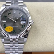 ROLEX DateJust 41mm SS 126334 VSF 1:1 Best Edition 904L Steel Gray Roman Dial on Jubilee Bracelet  V2s (Free Sprung)