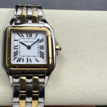 Cartier Panthère 31mm W2PN0016 BVF 1:1 Best Edition SS White Dial on SS/YG Bracelet Ronda Quartz