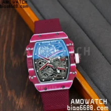 RICHARD MILLE RM67-02 Purple NTPT RICH Factory 1:1 Mutaz Skeleton Dial CRMA7 Super Clone