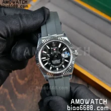 Rolex Sky-Dweller 336239 SS ZF 1:1 Best Edition Black Dial on Oysterflex Strap A23J (Gain Weight)